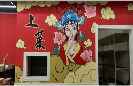 德格墙体彩绘的发展和应用