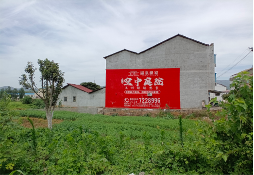 德格做墙体广告的意义
