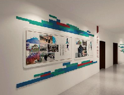 德格企业文化墙用什么材料好？