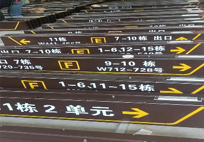 德格广告标识中，常见的几种安装方式。